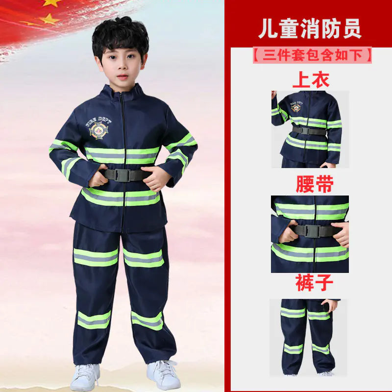Firefighter Hero Costume for Kids