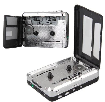 Nostalgic Tape Player with USB Converter and Walkman