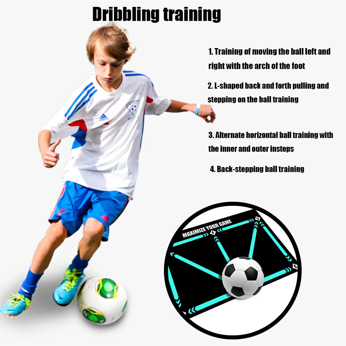 Football Training Math Indoor Football Training Mat – The Original Era