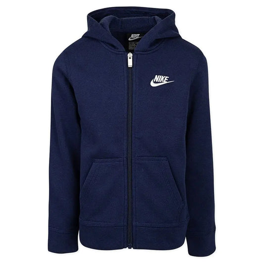 Nike Kids Club Cozy Fleece Zip Hoodie - Midnight Navy