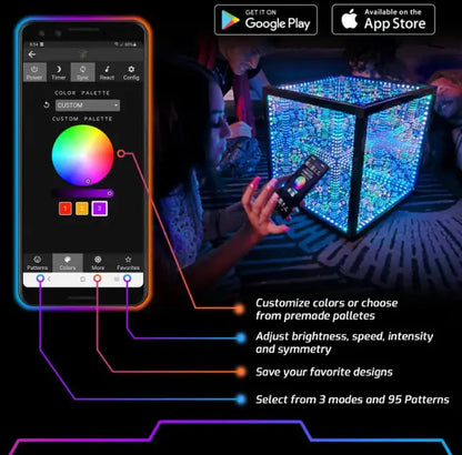 Cube Infinite Extension Atmosphere Lamp