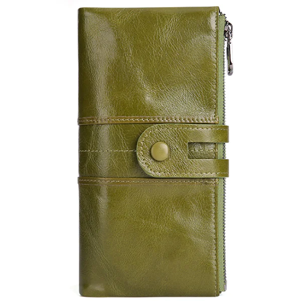 Genuine Leather Clutch Purse