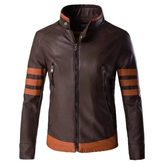 Men's Wolverine Motorcycle Leather Jacket