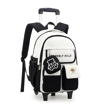 Nature Fish Student Roller Backpack