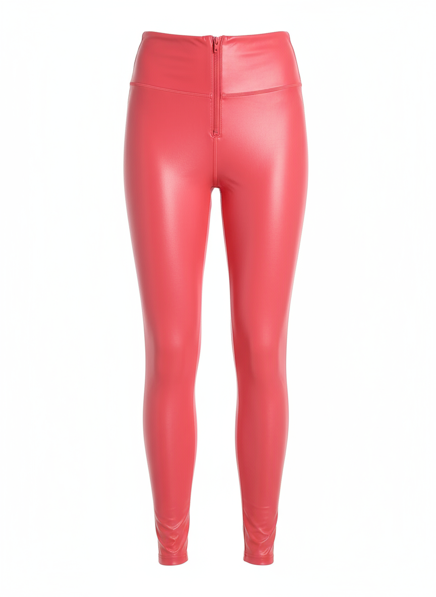 PC Leather Crotch Pants