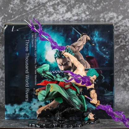 One Piece Zoro Three Sword Style Model Figure