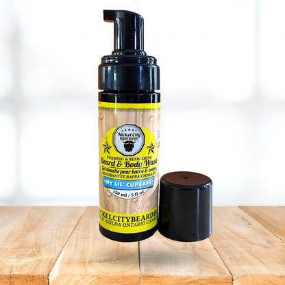 My Lil Cupcake Beard Wash (150ml) – Sweet Vanilla Cupcake with Creamy Buttercream Scent | Gentle Beard Shampoo & Cleanser