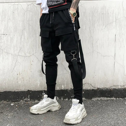 Modernist Black Harem Trousers