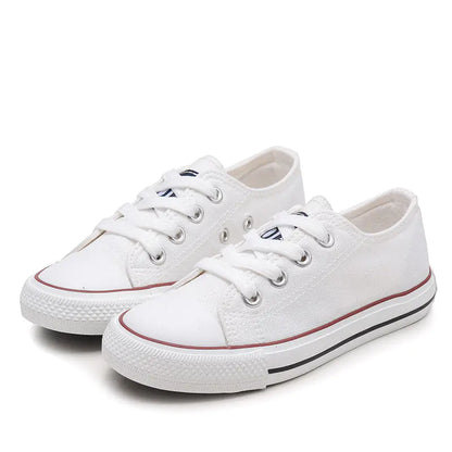 Lace-Up White Shoes for Kids