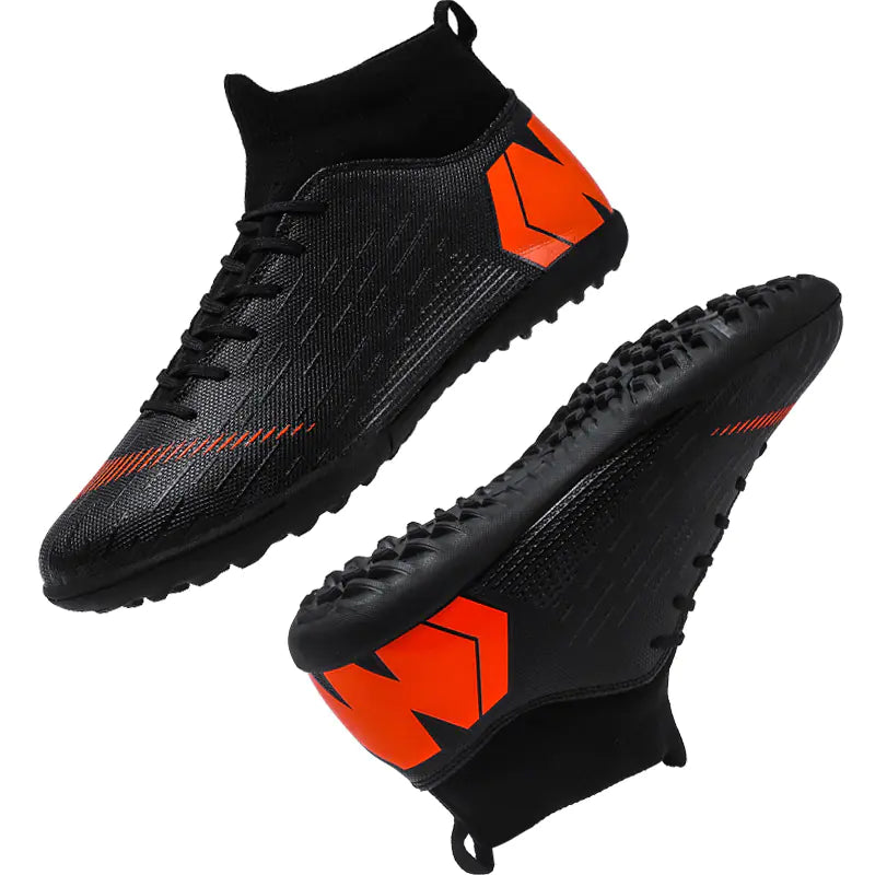 High-Top Soccer Cleats for Kids and Teens on Turf