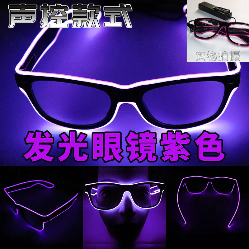 LED Neon Glasses for Music Parties and Events