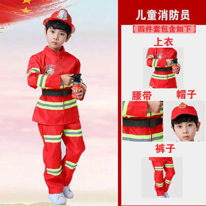 Firefighter Hero Costume for Kids