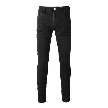 Slim Fit Black Stretch Jeans
