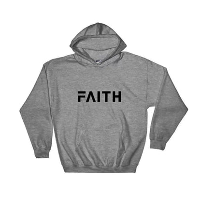 Casual Faith Print Hoodie