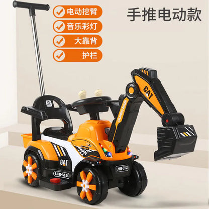 Electric Excavator Toy for Kids Aged 1-3 Years
