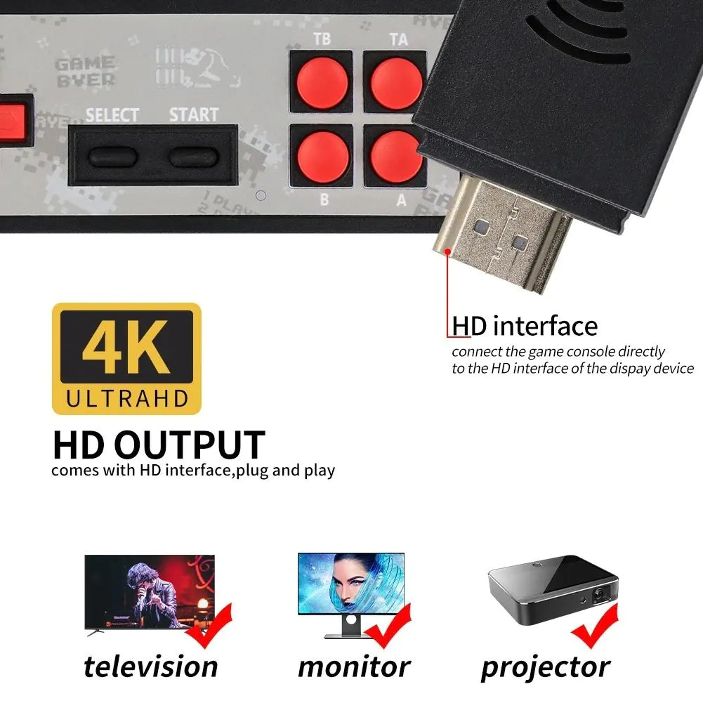 HDMI Retro Console Y2S with Dual Wireless Controllers