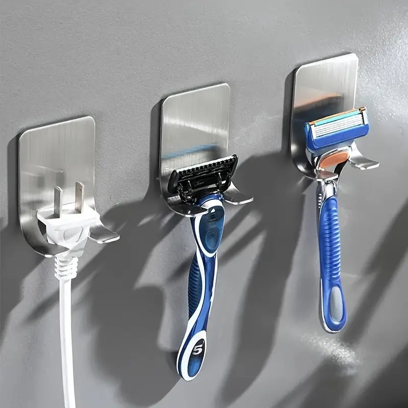 Waterproof Wall-Mounted Multi-Function Shaver Rack