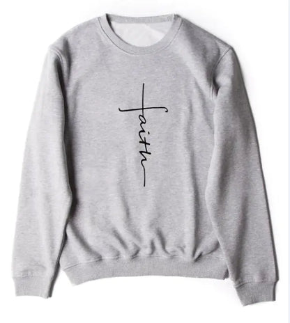 Jesus & Faith Hoodie with Cross Sweater
