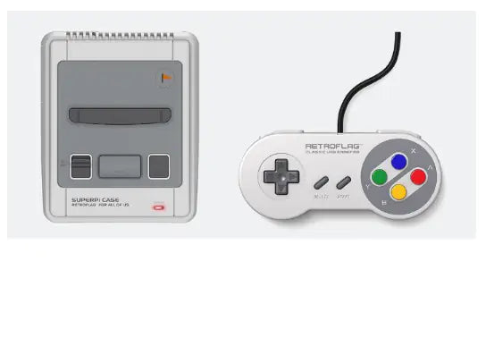 Vintage Gaming Hub with Dual Controllers