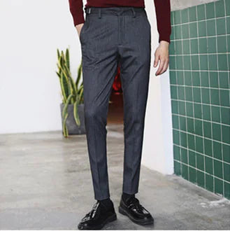 Stylist's Black Tapered Comfort Pants