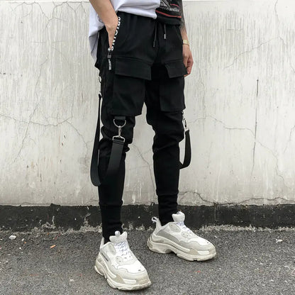 Modernist Black Harem Trousers