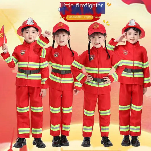 Youth Firefighter Play Costume Kit