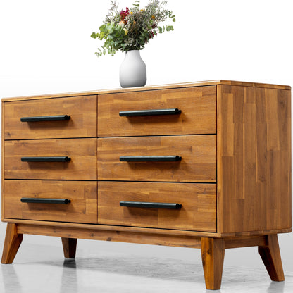 Acacia Legacy Solid Wood Dresser for Timeless Elegance and Durability