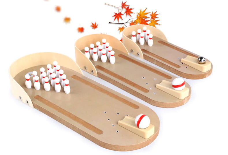 Compact Wooden Desk Game Combo