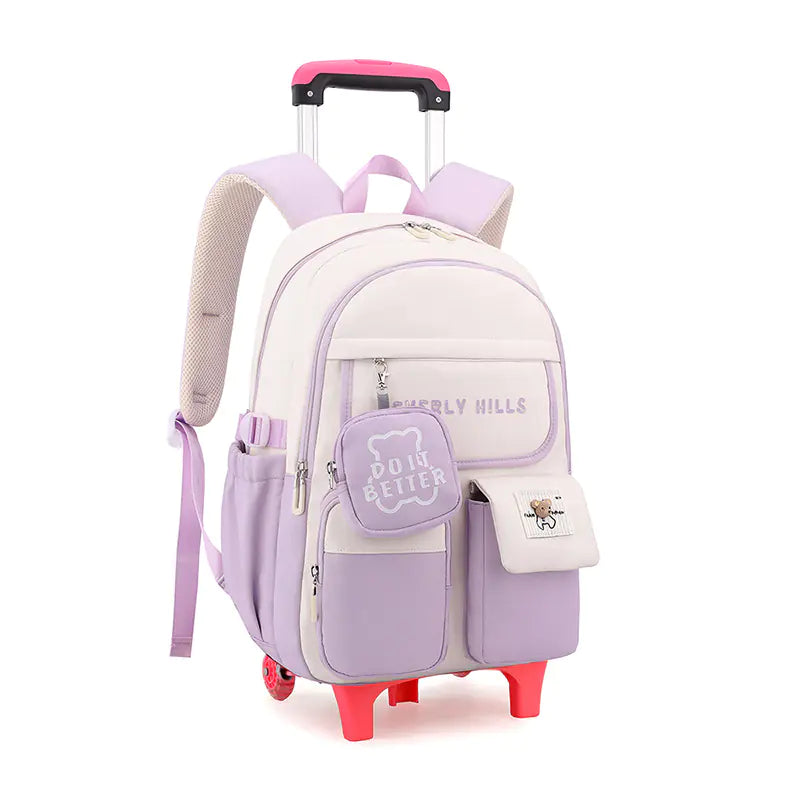 Nature Fish Student Roller Backpack