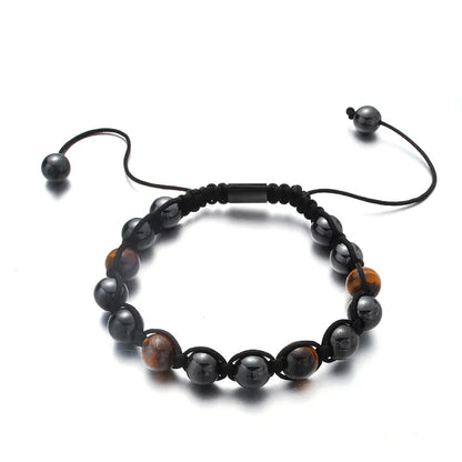 Black Ebony Beaded Magnet Bracelet