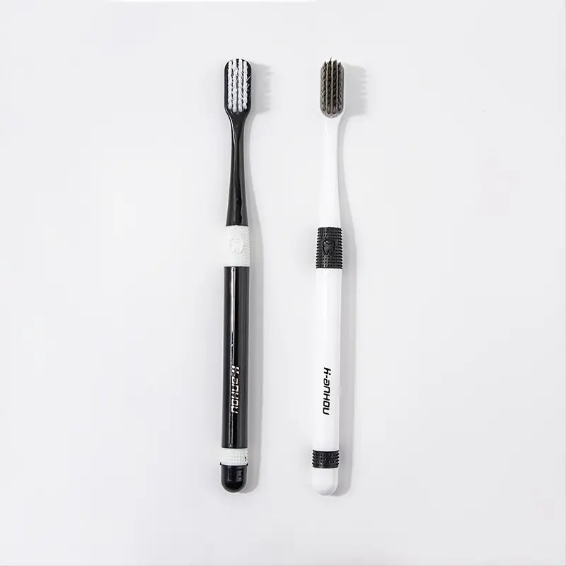 2pcs Soft-Bristled Toothbrush with Wide Brush Head