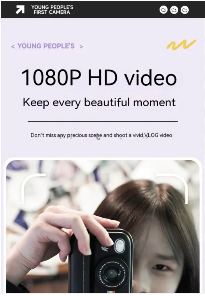 Kid's Printable Polaroid-Style Camera - Ideal Gift