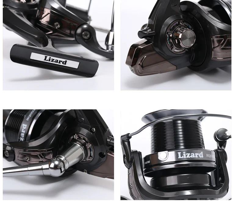 Lizard 9000 Metal Fishing Reel with Large Spool