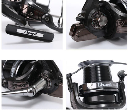 Lizard 9000 Metal Fishing Reel with Large Spool