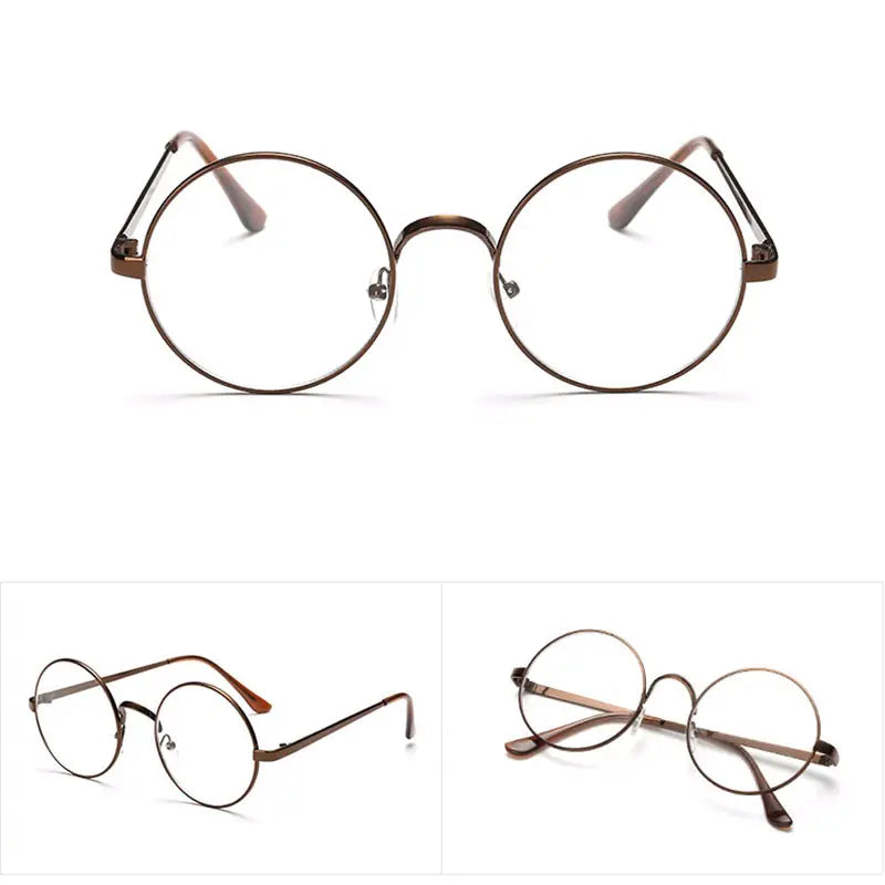 Retro Round Frame Glasses