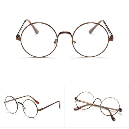 Retro Round Frame Glasses