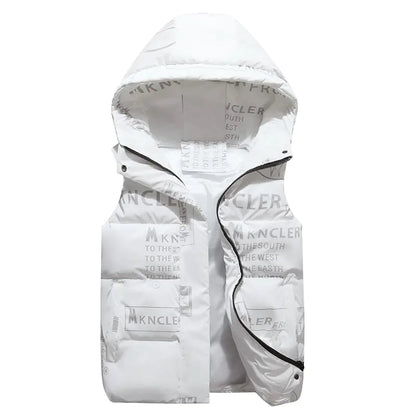 Autumn Winter W Print Cotton Vest for Kids