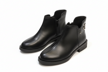 Black Leather Shoes Collection