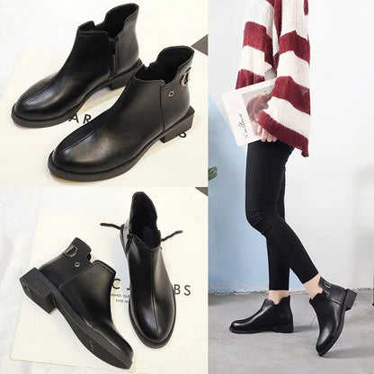 Black Leather Shoes Collection