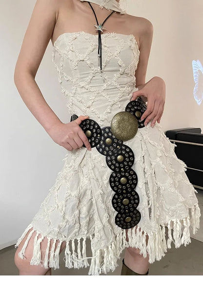 American Retro Round Hollow Waist Seal