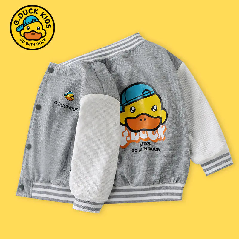 Kid's Haro Yellow Duck Trendy Baseball Jacket