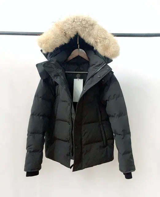 Canadian Style Warm White Goose Down Jacket (Autumn/Winter)
