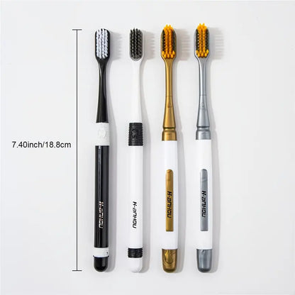 2pcs Soft-Bristled Toothbrush with Wide Brush Head