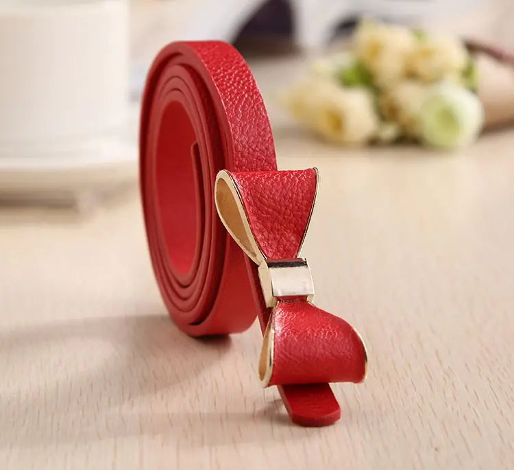 Bowknot Leather Belt for Women