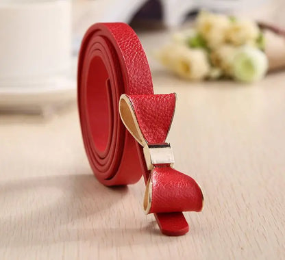 Bowknot Leather Belt for Women