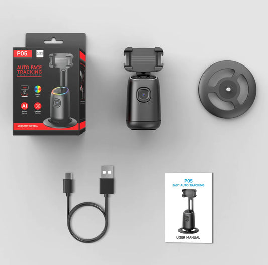 Rotating Mobile Phone Holder Black