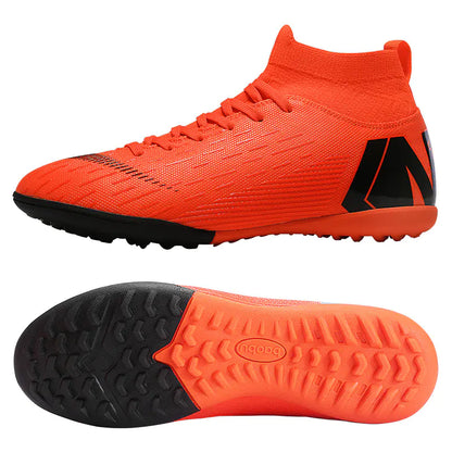 High-Top Soccer Cleats for Kids and Teens on Turf
