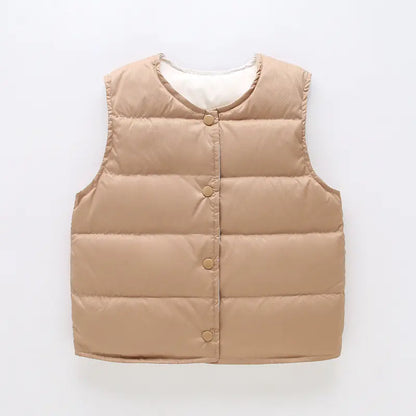 Kids' Lightweight Down Vest for Boys and Girls