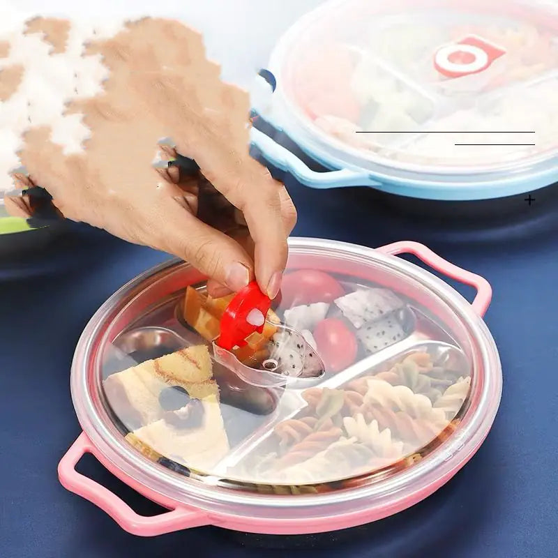 Stainless Steel Kids Plate