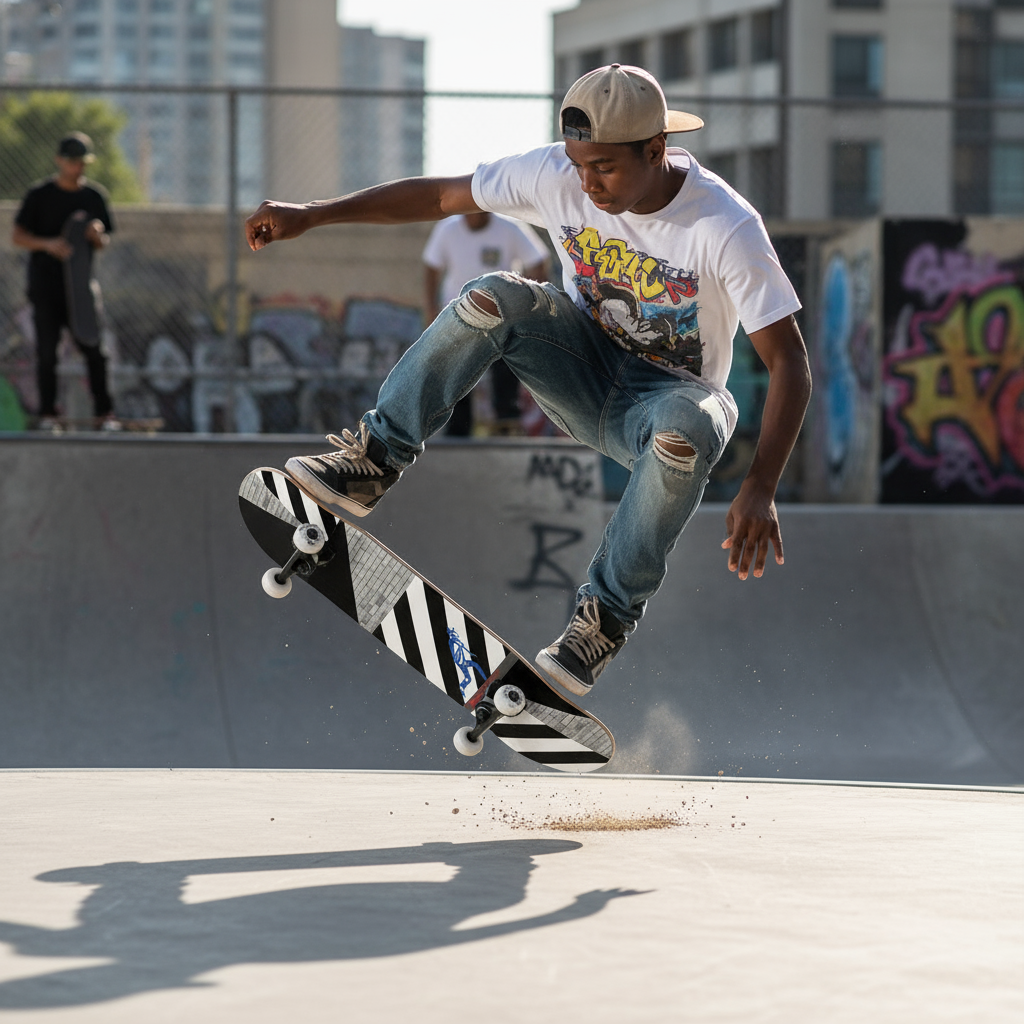 MapleRush Beginner Skateboard – Complete 31x7.88 Dual Kick Board